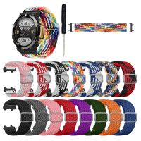 pengyigan Elastic Braided Straps For Huami Amazfit T Rex 2 Smart Watch Band Nylon Adjustable Bracelet For Xiaomi Amazfit T-Rex Pro Trex 2