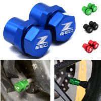 ▩☽ High Quality For KAWASAKI Z650 Z 650 z650 LOGO Motorcycle CNC Aluminum Wheel Tire Valve Stem Caps Airtight Cover Accessories