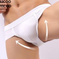 【YF】●  Men underpants mens panties underwear male brand calzoncillos hombre slip U convex for man M-XXXL