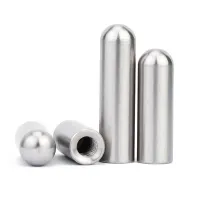 304 Stainless Steel Internal Thread Round Head Straight Pin Hollow Pin Internal Tooth with Hole Pin Locating Pin M4 M5 M6 M8 M10 M12