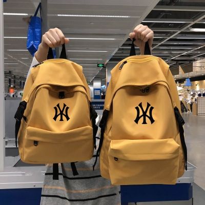 ต้นฉบับ MLB FB popular logo joint backpack female 2023 new large capacity bags junior middle school students travel backpack male