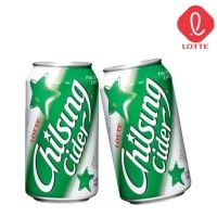 lotte chilsung cider น้ำอัดลมเกาหลี ชิลซองไซเดอร์ สไปรท์เกาหลี 롯데칠성사이다 355ml