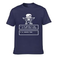 Game Undertale Skull Brother Sans Papyrus Cartoon Mens Short Sleeve T-Shirt