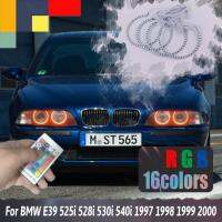 Rgb Angel Eyes สำหรับ Bmw 5ชุด E39 528i 525i 530i 540i 1997 1998 1999 2000 Led รัศมี Lampu Jalan ปรับแต่งอุปกรณ์เสริมรถยนต์ Diy