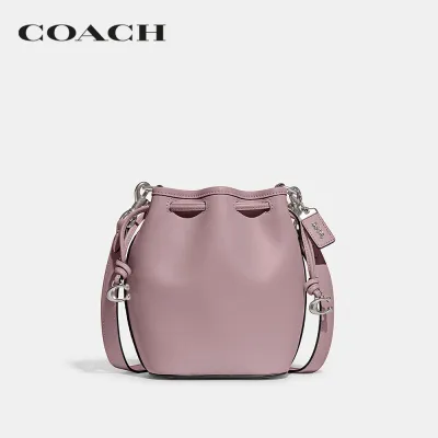 COACH กระเป๋าสะพายข้างผู้หญิงรุ่น Camila Bucket Bag สีม่วง CJ835 LHU8U