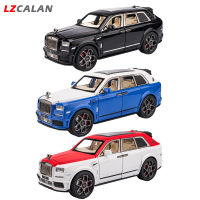 LZCA 1/22 Mansory Cullinan รถลากหล่อโมเดลรถจำลองพร้อมไฟเสียงสำหรับของตกแต่งบ้าน