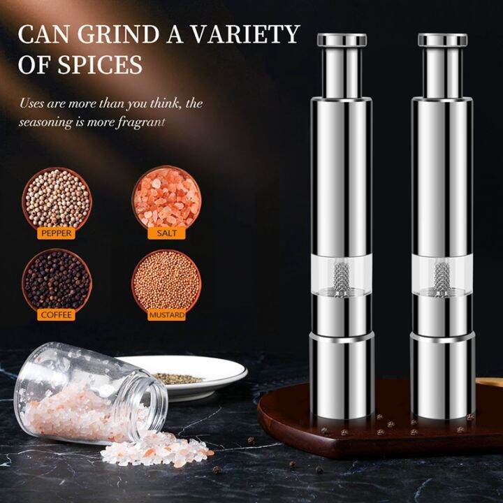 salt-and-pepper-mill-set-stainless-steel-salt-and-pepper-grinder-durable-one-hand-operation-salt-and-pepper-mill-2-pack