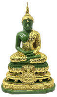 พระแก้วมรกต พระพุทธรูป หน้าตัก 2 inch เครื่องทรงฤดูฝน Emerald Buddha statue  knee to knee 2 inch (BUD-035)