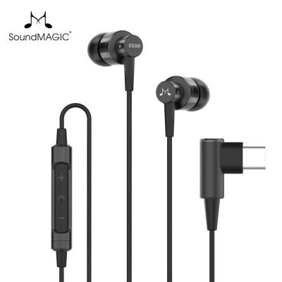 ~ Soundmagic ES30D หูฟังสเตอริโอดิจิทัล USB C Type C พร้อมไมโครโฟน HiFi ตัดเสียงรบกวน เสียงเบสทรงพลัง เข้ากันได้กับอุปกรณ์ Android สีดํา