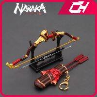 Naraka:Bladepoint Ranged อาวุธโบว์ Minamoto โบว์เกมอะนิเมะพวงกุญแจอาวุธรุ่น ซามูไรดาบเด็กของขวัญของเล่นสำหรับเด็กผู้ชาย