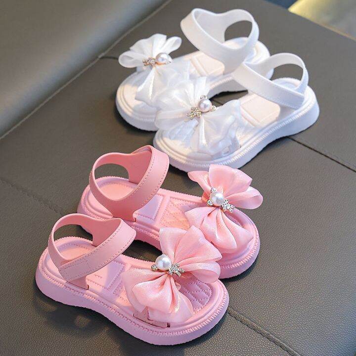 pull-back-girls-sandals-2023-new-summer-korean-version-childrens-students-middle-aged-and-older-childrens-soft-soled-beach-shoes-fashion