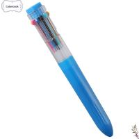 COKERCOOK 3ชิ้นค่ะ ปากกาหลากสี 0.5มม. 10-ใน-1 ปากกาลูกลื่น สนุกกับการ พับเก็บได้ เครื่องใช้ในสำนักงาน
