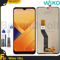 Beyondwolf หน้าจอเดิมสำหรับ Wiko Y81 LCD หน้าจอ LCD หน้าจอสัมผัสแสดงชิ้นส่วนสำหรับ Y81จอสำรอง