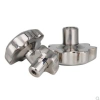 1pc M6 M8 M10 M12 Stainless Steel 304 Female Thread Star Knob Handles Star Shaped Clamping Nuts Knobs Plum hand wheel