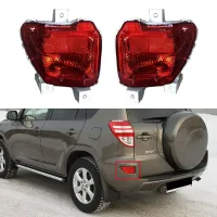 สำหรับโตโยต้า RAV4 2005-2012รถกันชนหลังหางที่จอดรถไฟเบรกร้อนสัญญาณสะท้อนแสงโคมไฟปกไม่มีหลอดไฟ