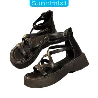 ~ [Sunnimix1] รองเท้าส้นสูง กันลื่น ใส่สบาย สําหรับผู้หญิง