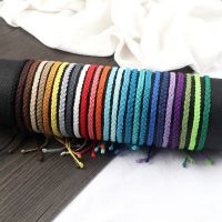 Trendy Handmade Summer Beach Weaved Wax Rope Bracelet Men Women Adjustble Waterproof Surfer Bracelet For Women Jewelry Pulseras Wall Stickers Decals