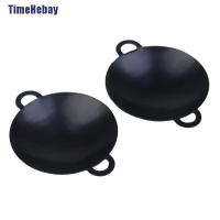 【TimeHebay】1：12 Dollhouse Miniature Frying Pans Cooking Pot Cookware Kitchen