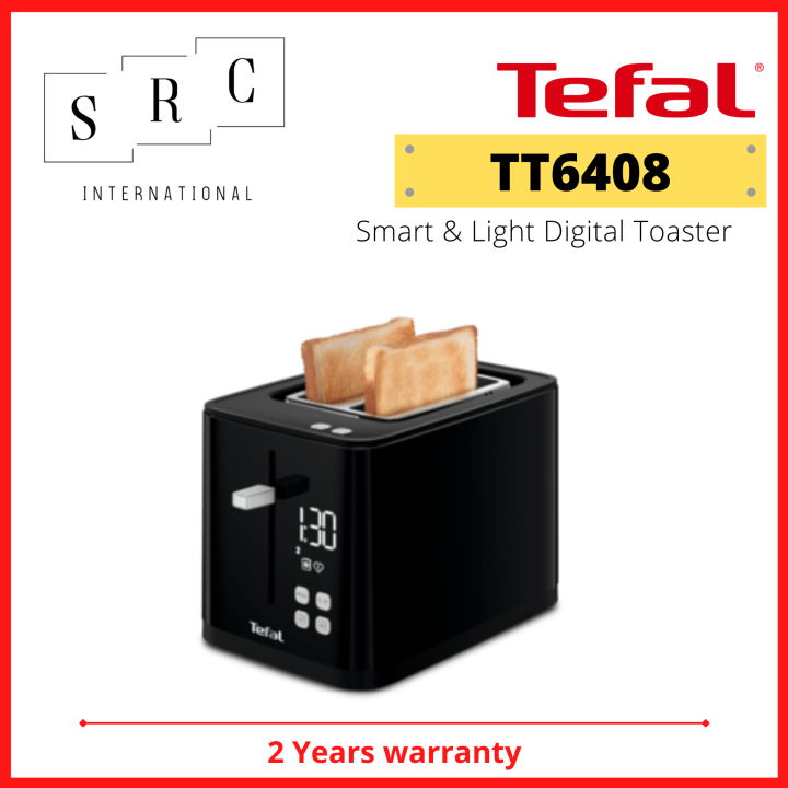 Tefal TT6408 Smart & Light Digital Toaster Lazada Singapore