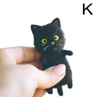 Handmade Toys DIY Wool Felt Cat Kits Cute And Interesting Toy Music Doll Poking Plush Unfinished W3D5