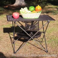 hyfvbu☑  Camping Folding Table Anti-slip   Anti-falling Design Suitable Tent Hiking