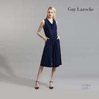 Guy Laroche ชุดจั๊มป์สูท เนื้อผ้า Cozy เบา สบาย ไม่ต้องรีด Royal Blue  ชุดเดรส เดรสแฟชั่นสวยๆ ชุดเดรสผู้หญิง (GYT6NV)