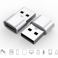2Pcs Type C To USB OTG Adapter Usb 3.0 USB-C Male To USB Type-c Female Charge Data Converter For Macbook Samsung OTG Connector