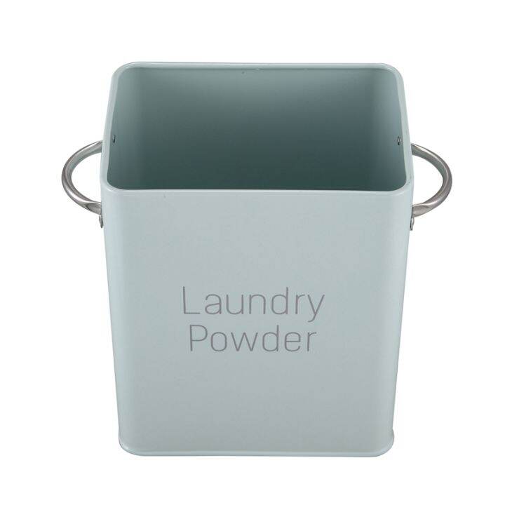 2x-5l-beautiful-powder-laundry-powder-boxes-storage-with-scoop-green