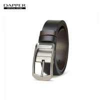 DAPPER Reversible Pin Buckle in Black/Brown