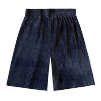 Big yards to restore ancient ways to fold shorts female relaxed joker 2023 five points of the new spring and summer wear high waist a word wide-legged trousers