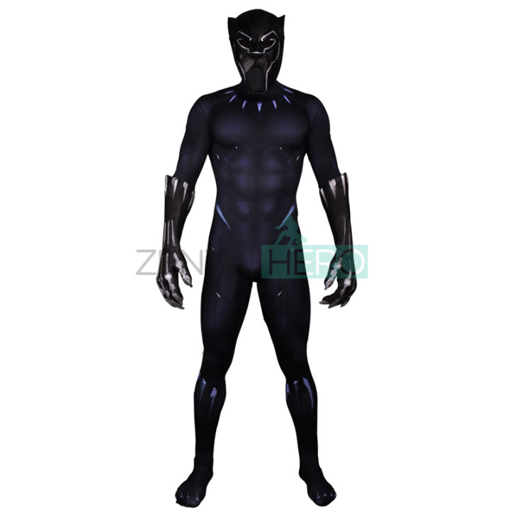 New Marvel Comics Panther Black Panther hero tights cosplay costume ...