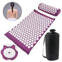 Massager Cushion Massage Yoga Mat Acupressure Relieve Pain Stress Back Body Pain Spike Mat Acupuncture Mat and Pillow Set