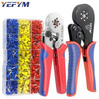 Tubular Terminal Crimping Pliers HSC8 6-4/6-6/16-6 (สูงสุด 0.08-16mm²) ลวด mini Ferrule crimper เครื่องมือ YEFYM ไฟฟ้าในครัวเรือนชุด