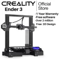 Official Creality Ender 3 | SG Ready Stock | Most Affordable 3D Printer | Sold 1,200,000 Units Globally | Fully Open Source with Resume Printing Function DIY 3D Printers Printing Size 220x220x250mm. 