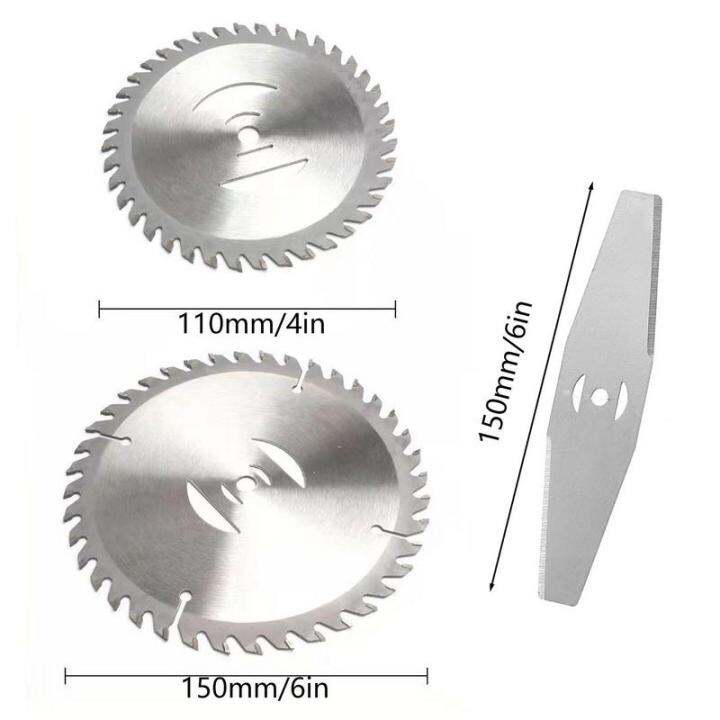 ใบมีดส่วนหัวเครื่องตัดหญ้าโลหะ110-150มม-36ชิ้นที่กินกัญชาหัวเครื่องทริมเมอร์ตัดหญ้าเครื่องตัดหญ้าเครื่องตัดญ้าเครื่องมือทำสวนพลังงานไฟฟ้า