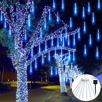 3050cm 8tube LED Meteor Shower String Light Holiday Outdoor Waterproof Fairy Lamp for Christmas Wedding Party Garden Tree Decor