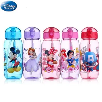 Kids Disney Princess Sofia Milk Cup Cartoon Mickey Mouse Minnie