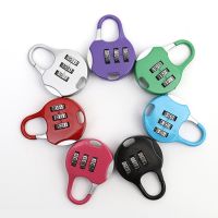 Combination lock small padlock luggage backpack zipper lock gym dormitory cabinet combination lock mini padlock head