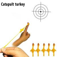 1pc Catapult Turkey Funny Chick Launch Novelty Toy Decompression