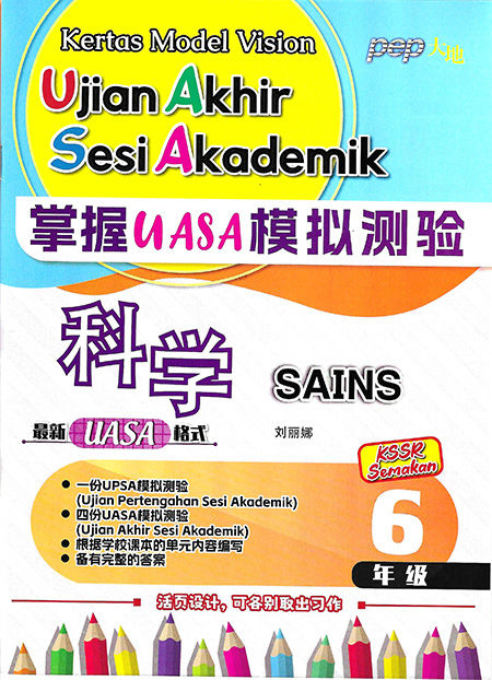 Kertas Model Vision UASA Sains Tahun 6 | Lazada