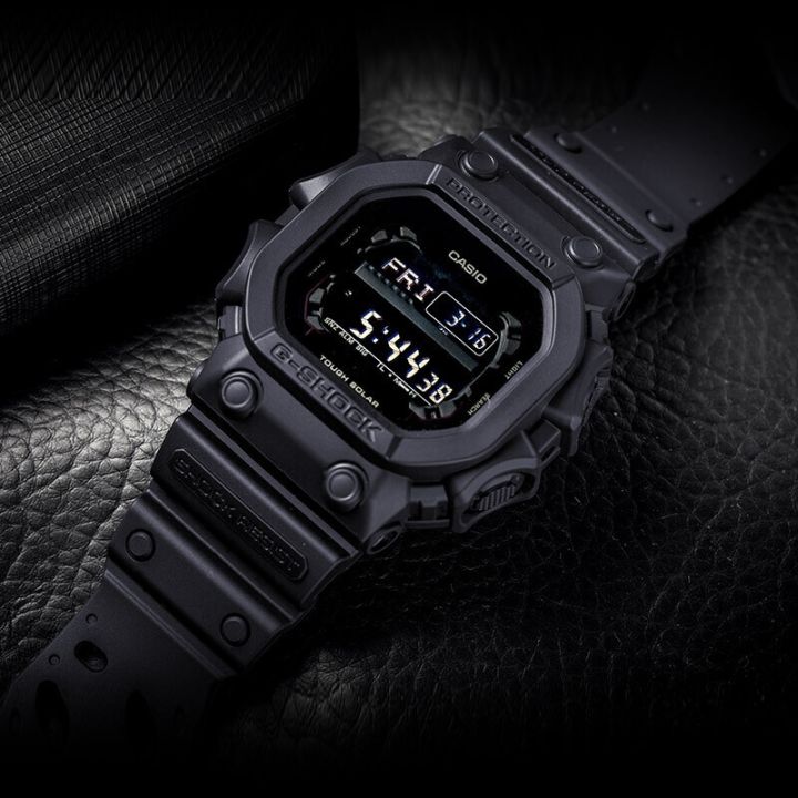สินค้าขายดี-คาสิโอ-นาฬิกาผู้ชาย-g-shock-สายเรซิน-limited-black-รุ่น-gx-56bb-1dr-รับประกัน1ปี