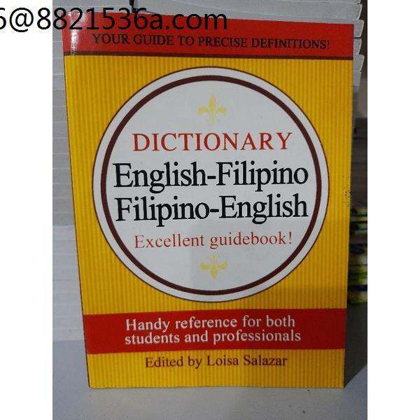 books DICTIONARY ENGLISHFILIPINO Lazada PH