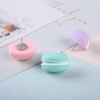 ✜◑ MOGII School Office Supplies Creative Stationery Pins Macaron Shaped Push Pins Cute Decorative Thumbtacks for Cork Board