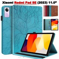 สำหรับแผ่น Xiaomi Redmi SE 11นิ้ว2023 Redmi Pad 10.61นิ้ว2022สำหรับเด็กแท็บเล็ต Life Tree ที่วางกันกระแทกเคสหนัง PU