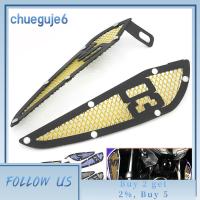 CHUEGUJE6ดัดแปลงฝาครอบป้องกันตาข่ายตกแต่งถังน้ำมันดูดอากาศฝาครอบท่อไอดีรถจักรยานยนต์ยามช่องทางอากาศเข้าด้านข้าง