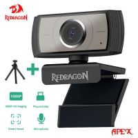 REDRAGON GW900 APEX USB HD Webcam autofocus Built-in Microphone 1920 X 1080P 30fps Web Cam Camera for Desktop Laptops Game PC