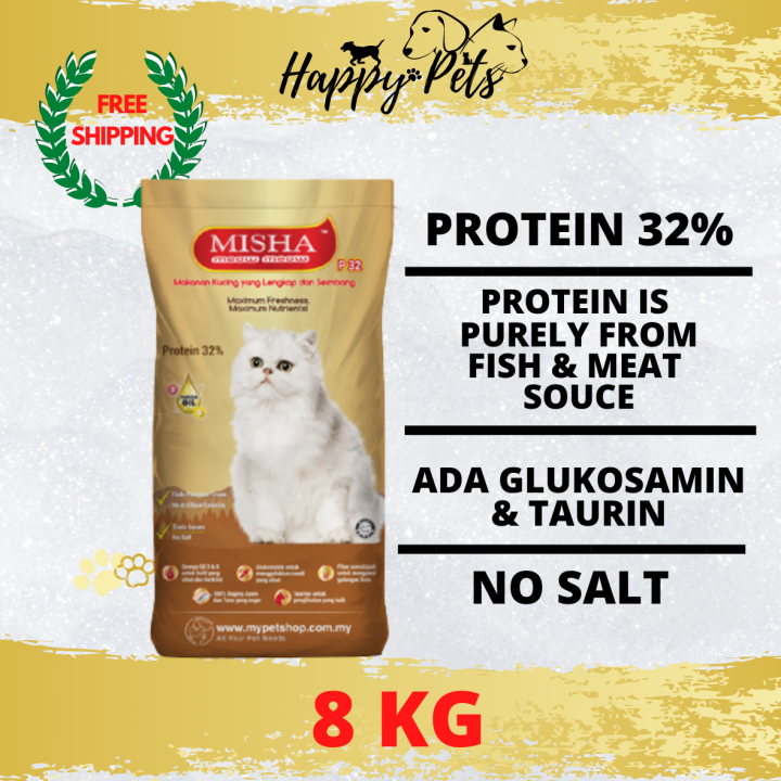 Ready Stock Misha ( Ocean Fish )Dry Cat food kibbles kibble Makanan