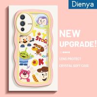 เคส Dienya สำหรับ VIVO V23 Pro 5G ลายการ์ตูนน่ารัก Nasa Buzz Lightyear Colour Macaron เวฟใหม่กันกระแทกแบบใสนิ่มเคสมือถือกล้องเก๋ไก๋ฝาครอบป้องกันซิลิกาเจล