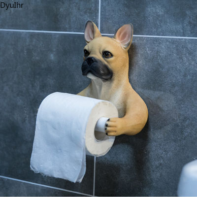 Cute Cat Dog Creative Paper Towel Rack Wall Hanging Household Roll Paper Box Bathroom Waterproof Toilet Paper Holder DXUIALOI