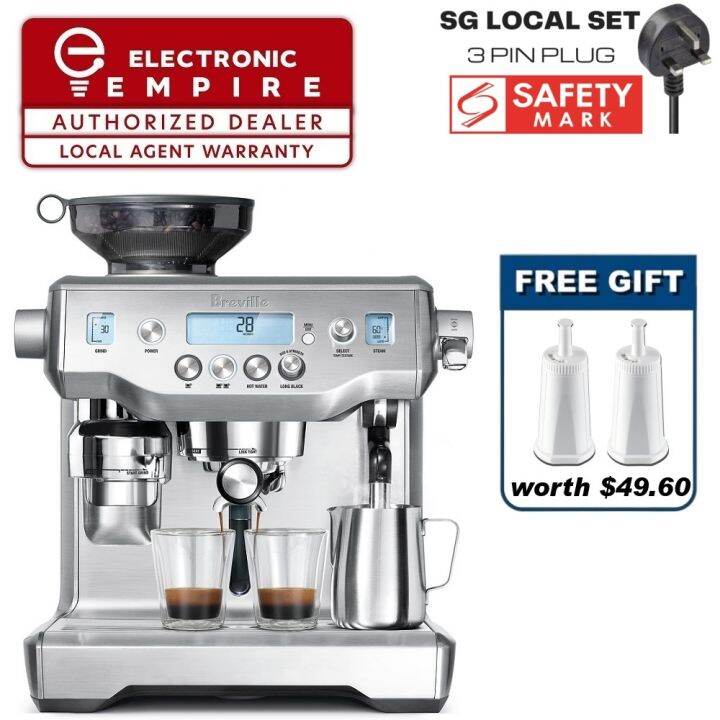 FREE BES008 FILTER WORTH 49.60 Breville BES980 the Oracle Espresso